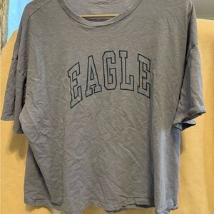 American Eagle Blue Crew Neck Tee